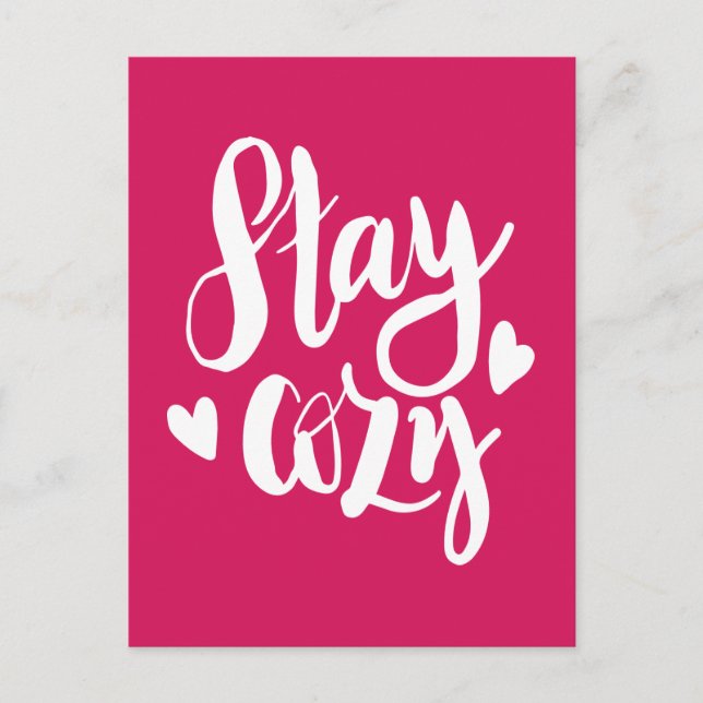 Stay Cozy Postcard (Front)