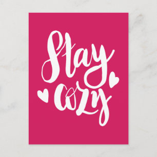 Stay Cozy Postcard