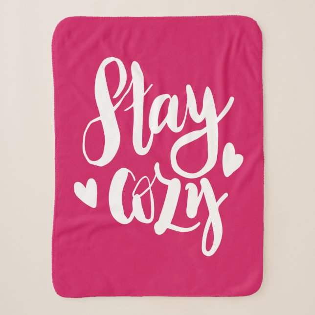 Stay Cozy Sherpa Blanket (Front)