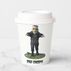 Stay Creepy! Frankenstein's Monster Paper Cups