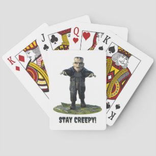 Stay Creepy! Frankenstein's Monster Playing Cards