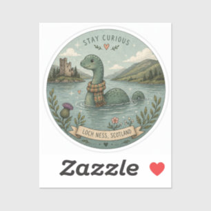 Stay Curious Cozy Cryptid Nessie Loch Ness Monster