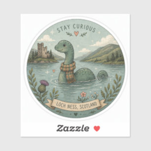 Stay Curious Cozy Cryptid Nessie Loch Ness Monster