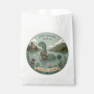 Stay Curious Cozy Cryptid Nessie Loch Ness Monster Favour Bag