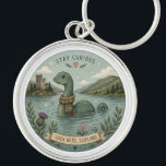 Stay Curious Cozy Cryptid Nessie Loch Ness Monster Keychain<br><div class="desc">Stay Curious Cozy Cryptid Nessie
Whimsical Loch Ness Monster Scotland</div>