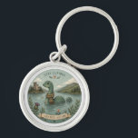 Stay Curious Cozy Cryptid Nessie Loch Ness Monster Keychain<br><div class="desc">Stay Curious Cozy Cryptid Nessie
Whimsical Loch Ness Monster Scotland</div>