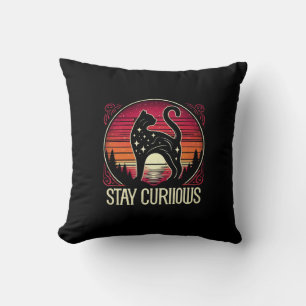 stay curious cushion