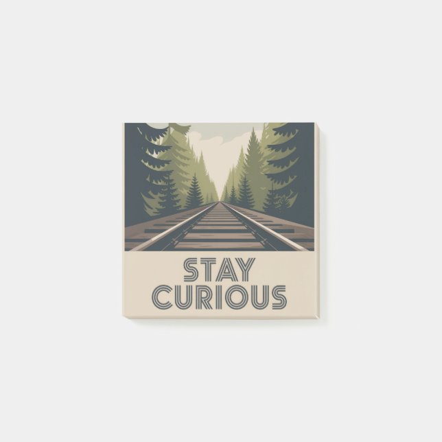 Stay Curious Post-it Notes (Front)