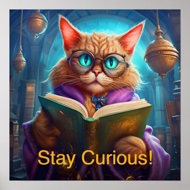 Stay Curious! Poster (Front)