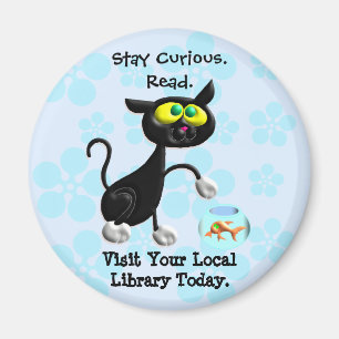 Stay Curious. Read. Magnet