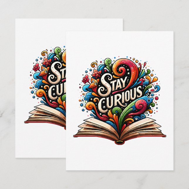 Stay Curious RSVP Card (Front/Back)