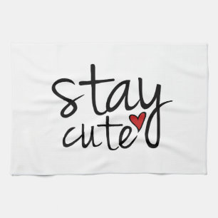 Stay Cute Kitchen Towel