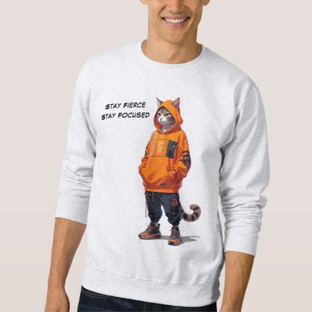 Stay Fierce, Stay Focused - Customizable Sweatshirt (Front)