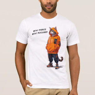 Stay Fierce, Stay Focused - T-Shirt personnalisabl