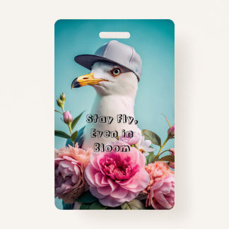 Stay Fly, even in Bloom м Nom Tags & Badges