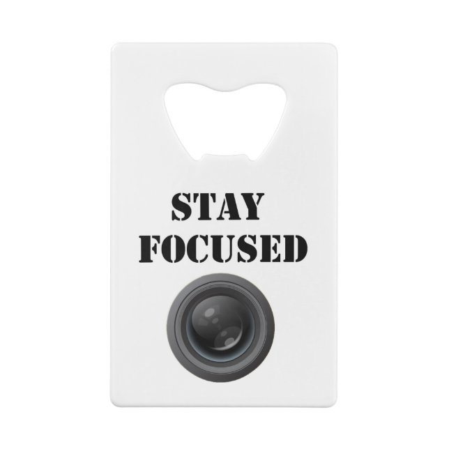 stay focused bottle opener credit card bottle opener (Back)