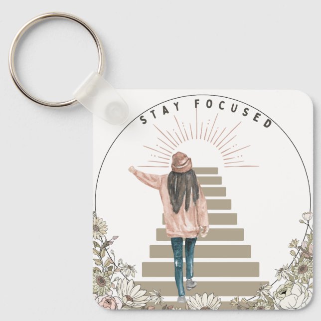Stay Focused Keychain (Front)