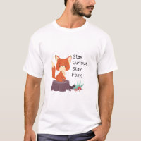 Stay Foxy Inspirational Men’s Fox Tee
