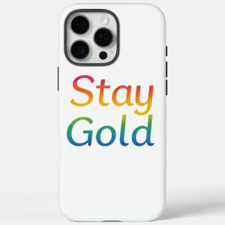 Stay Gold iPhone Cover