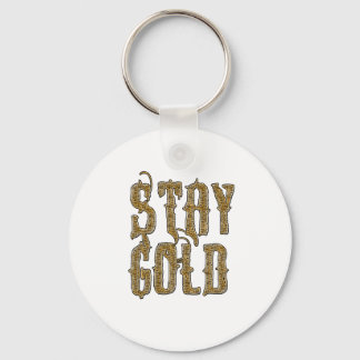 Stay gold keychain