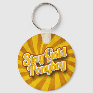 Stay Gold Ponyboy Keychain