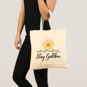Stay Golden Minimalist Tote Bag