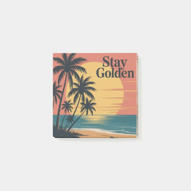 Stay Golden Post-it Notes (Front)