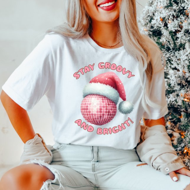 Stay Groovy and Bright Christmas Shirt (Creator Uploaded)