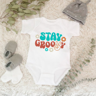 Stay Groovy Baby Romper