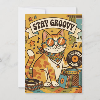 STAY GROOVY CARD