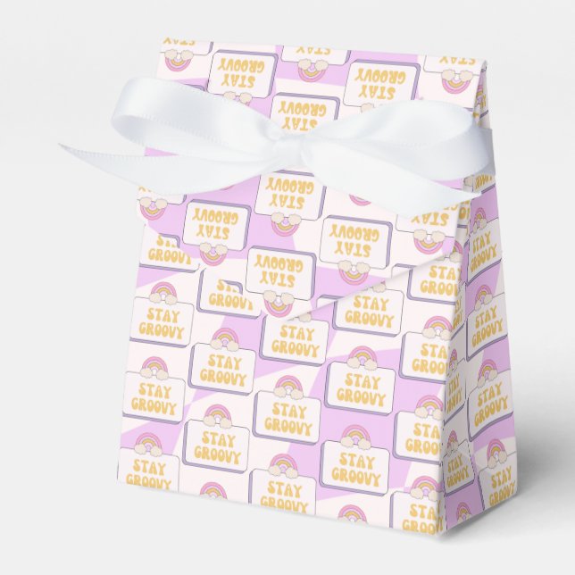 Stay Groovy Favor Box (Front Side)