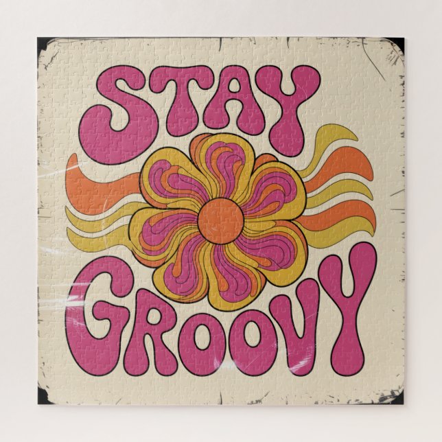 Stay Groovy Jigsaw Puzzle (Vertical)