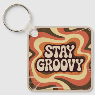Stay Groovy Keychain