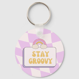 Stay Groovy Keychain