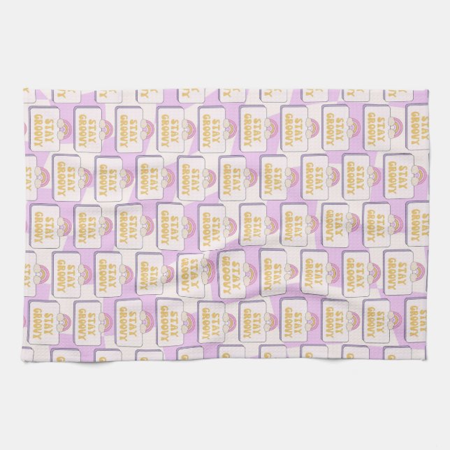 Stay Groovy Kitchen Towel (Horizontal)