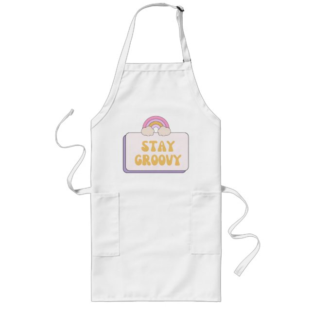 Stay Groovy Long Apron (Front)