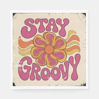 Stay Groovy Napkin