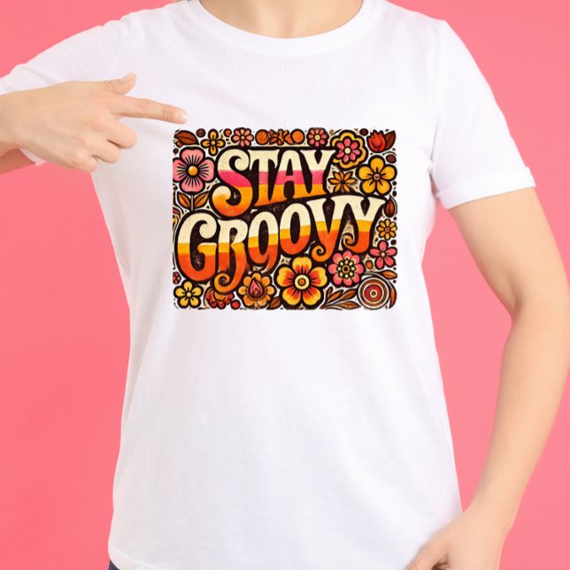Stay Groovy Tri-Blend Shirt (Creator Uploaded)