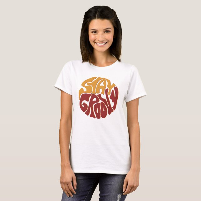 Stay Groovy with a Splash of Red and Yellow T-Shirt (Front Full)