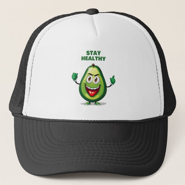 Stay healthy trucker hat (Front)