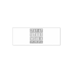 Stay Home Engineers And Wear Mask for Coding Geeks Self-inking Stamp