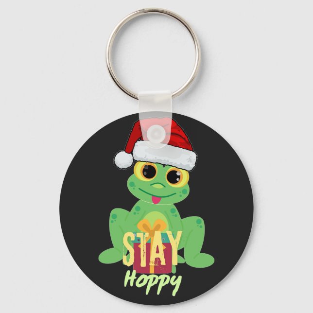 Stay Hoppy Keychain (Front)