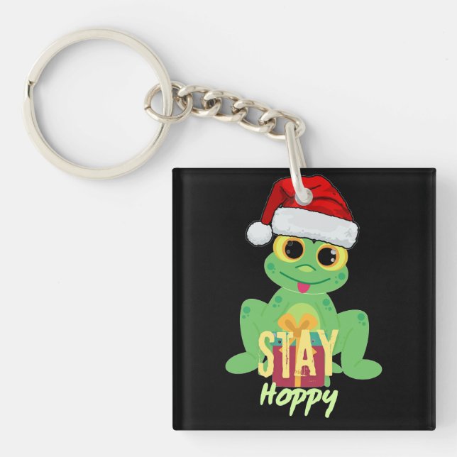 Stay Hoppy Keychain (Front)
