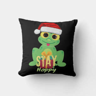 Stay Hoppy Throw Pillow