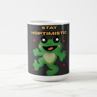 Stay Hoptimistic Cute Frog Pun Funny Frog Lover Gi