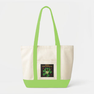 Stay Hoptimistic Cute Frog Pun Funny Frog Lover Gi Tote Bag