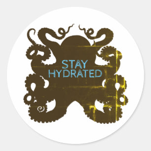 Stay Hydrated Classic Round Sticker