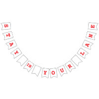 Stay in Your Lane Funny Traffic Road Sign Bunting