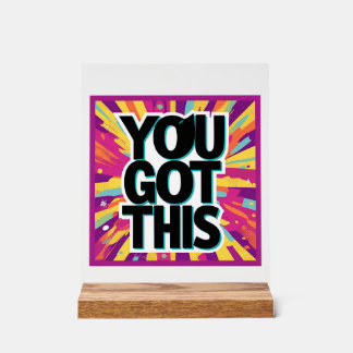 Stay Inspired – Motivational & Uplifting Designs Acrylic Sign