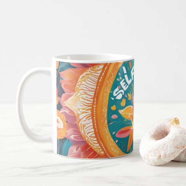 Stay Inspired – Motivational & Uplifting Designs Coffee Mug (With Donut)